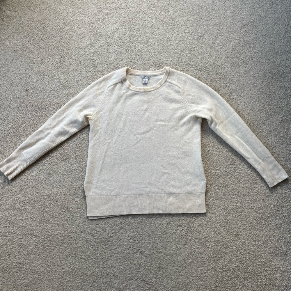 Cream cashmere sweater